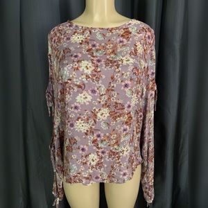 Mossimo - Blouse with Tie Detail Sleeves